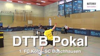 DTTB Pokal | 1.FC Köln - SC Buschhausen | Highlights