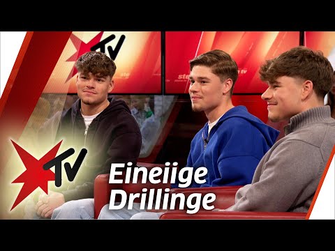 Leben als eineiige Drillinge: So unterschiedlich sind die Brüder heute | stern TV Talk
