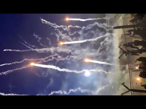 Hinchada De Nueva Chicago Vs Temperley . Recibimiento