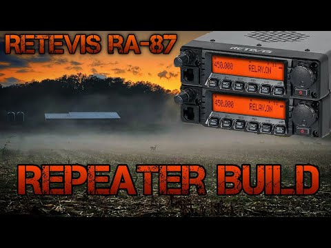 Retevis RA-87 G.M.R.S. 40watt Repeater build and testing