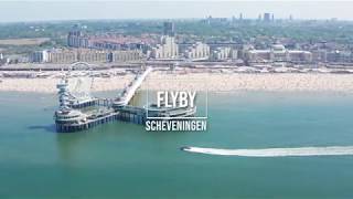 Scheveningen Pier with Skywheel and night lighting video