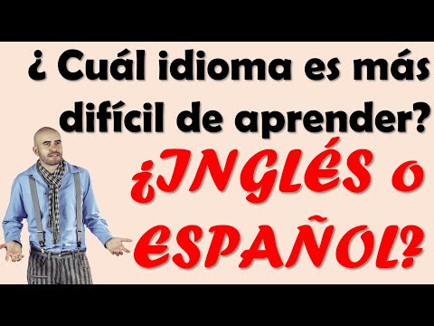 ¿Cuál IDIOMA es más DIFÍCIL de aprender: INGLÉS o ESPAÑOL?  // lo explico punto por punto.