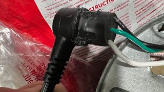 Removing power cord on a Badger 500 Garbage Disposal
