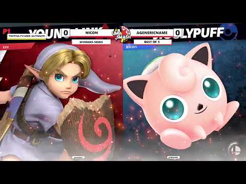 UMD Smash Fest 9/16 Winners Semis - AGenericName (Young Link) Vs Nicon (Jigglypuff)