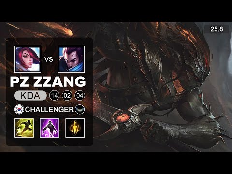 PzZZang Yasuo vs Fiora Top - KR Grandmaster - Patch 25.8 Season 15