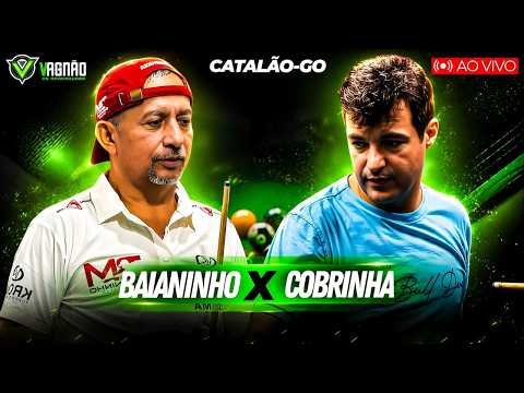 BAIANINHO X COBRINHA 20MIL EM CATALAO GO 11/04/2026 SINUCA AO VIVO