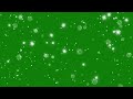 Snowing green screen effect