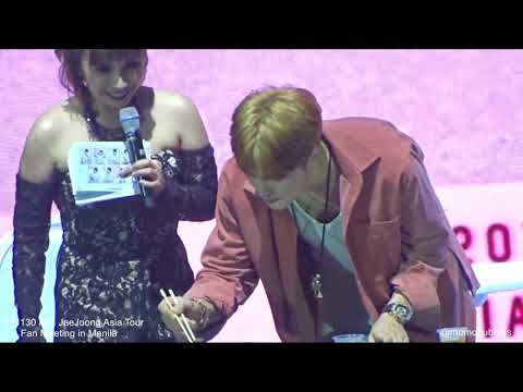 171130 Kim JaeJoong Fan Meeting in Manila - Exotic Filipino Food Game