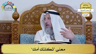 145 - معنى “ثكلتك أمك” - عثمان الخميس