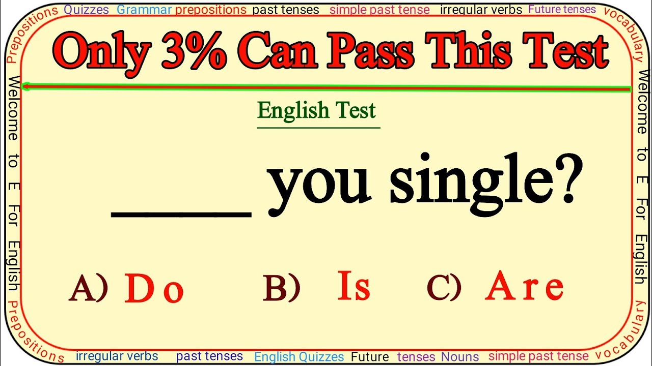 Mixed Grammar Test 🌟 if you pass this test, your English is absolutely fantastic!