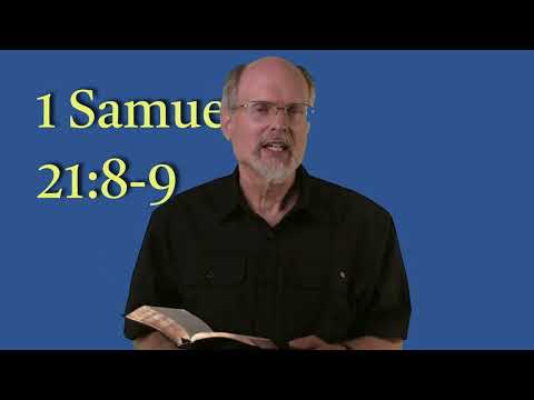 1 Samuel 21:8-9 The Sword of Goliath