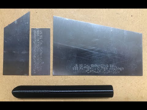 Making US 69 Caliber Expanding Ball paper cartridges using the Forth Armoury templates and mandrels.