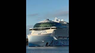Icon of The Seas horn #cruiseship #cruiseshipping