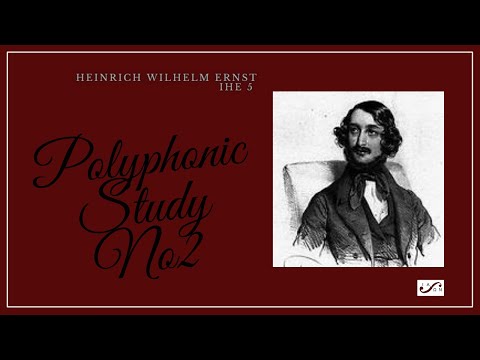 Polyphonic Etude No 2 - H. W. Ernst - for violin solo