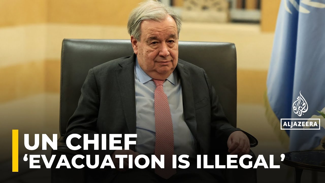 UN chief says Israel’s evacuation orders in Lebanon breach international law