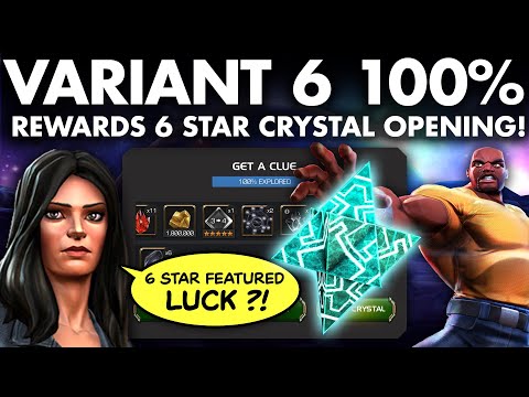Variant 6 100% 6 Star Crystal Opening! - Marvel Contest of Champions