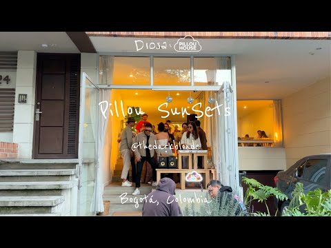 Chill Groovy House & Disco Mix at DIOSA Café Bogotá | DJ set The Dark Blonde | Pillou SunSets ☁️