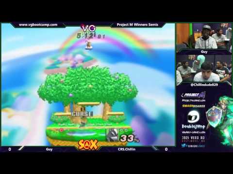 S@X 9/16/14 - Guy (Diddy Kong) vs Chillin (Wolf) - Project M Winners Semis - Smash PM