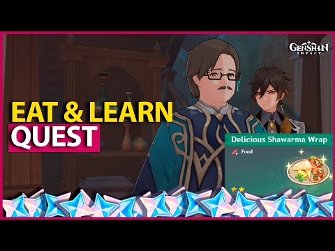 Eat and Learn Daily Commission Quest in Sumeru Genshin Impact 3.0 Sumeru Food