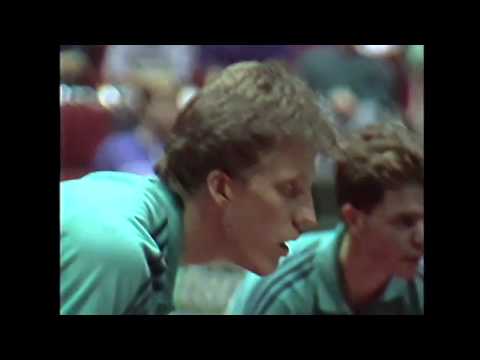 Tischtennis Weltmeister 1989 in Dortmund JÖRG ROßKOPF mit Steffen Fetzner