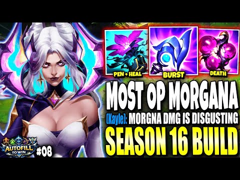 I Created the MOST OP Morgana Season 16 Build TO DESTROY BOT LANE 🔥🔥 Fill to Win #08 | s16 Gameplay