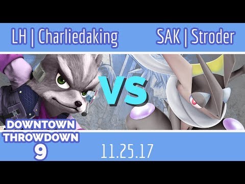 LH | Charliedaking (Fox) vs SAK | Strodr (Greninja) - DT9 - Wii U