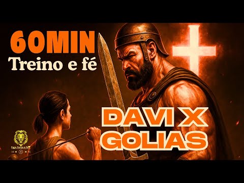  60 MINUTOS de MÚSICA GOSPEL para TREINAR | Davi x Golias + Hinos Épicos de Fé | Foco, Força e Fé 💪