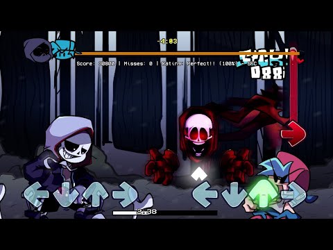 Friday Night Funkin' Vs Dusttale Remastered + Cutscenes (FNF Mod) Undertale  GENOCIDE/PACIFIST Ending 