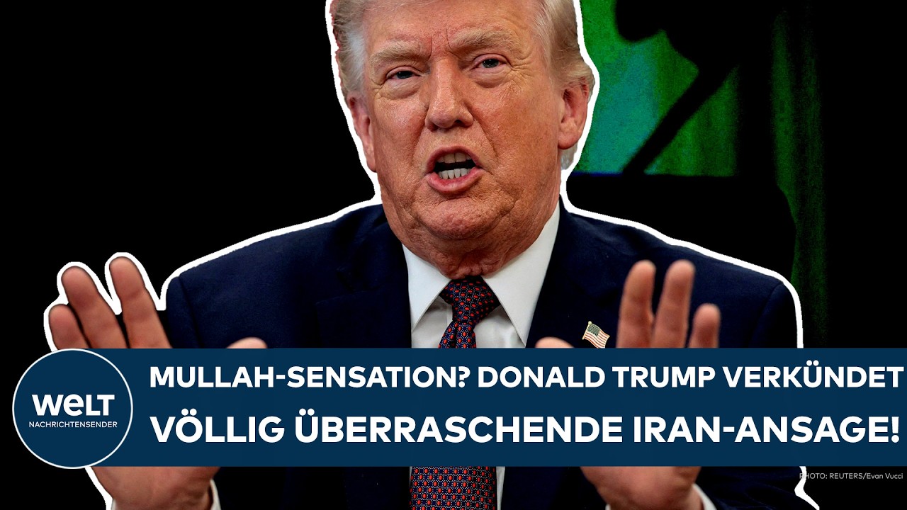 KRIEG IN NAHOST: Mullah-Sensation? Donald Trump verkündet völlig überraschende Iran-Ansage!