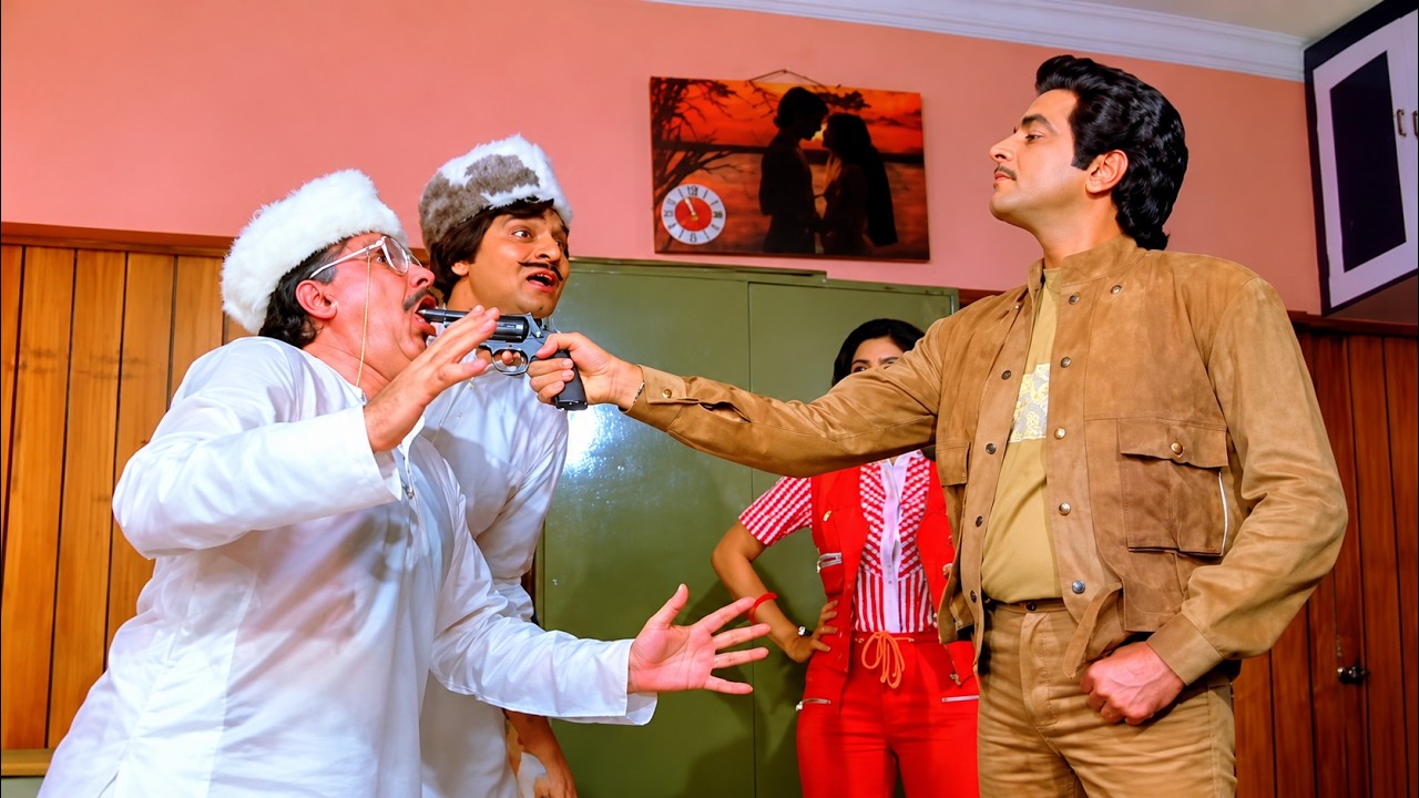 जल्दी बता, वरना गोली मुँह से होते हुए खोपड़ी से बाहर न?