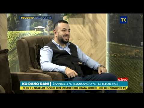 JUTARNJI PROGRAM RTVTK: ARMIN SOFTIĆ, KOORDINATOR OMLADINSKE BANKE KLADANJ 10 12 2020