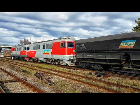 CFR MARFĂ FREIGHT TRAIN IN ORADEA-ROMANIA- MARFAR CFR-DECEMBRIE 2019