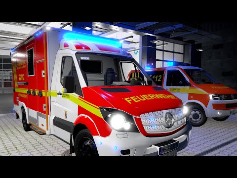 Emergency Call 112 - Ambulance Responding During Night Shift! 4K