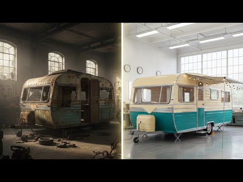 Restoring an Abandoned Vintage Caravan — Full Transformation
