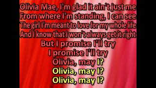 Brett Young - Olivia Mae (karaoke)(by request)