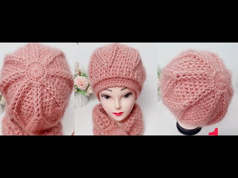 Diamond beret crochet tutorial