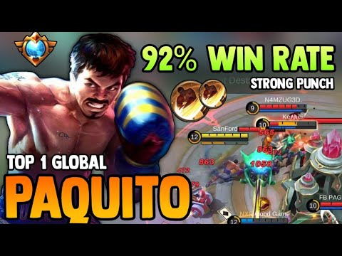 92% WIN RATE! PAQUITO BEST BUILD 2021 | TOP 1 GLOBAL PAQUITO GAMEPLAY | MOBILE LEGENDS✓