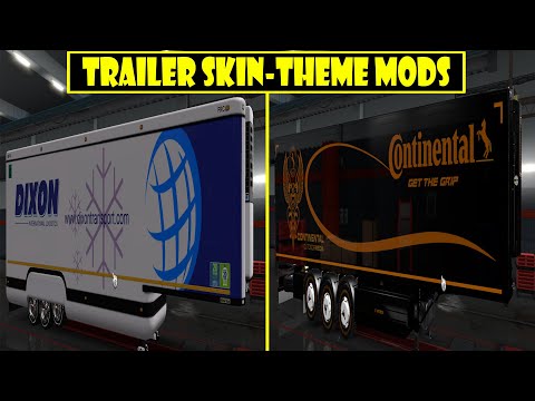 How to install these Trailer Skin Mods:- ETS2 1.38