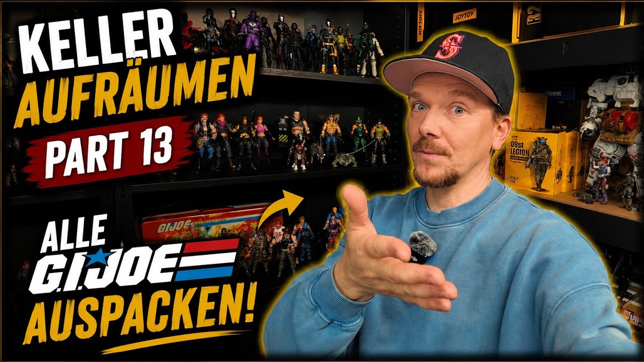 ALLE G.I. Joe Figuren auspacken? JA! - Actionfiguren Sammlung im Keller | Part 13