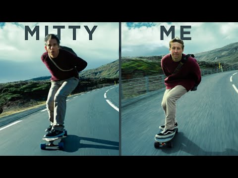 Recreating the Walter Mitty Longboard Scene in Iceland!