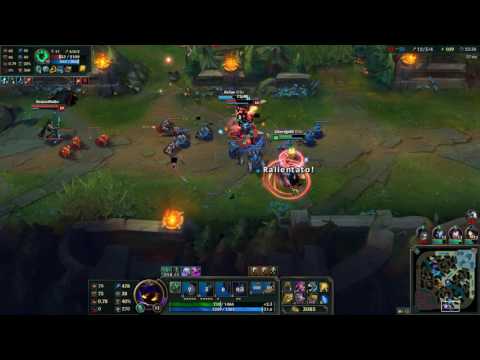 veigar bot with irelia vs ashe and thresh - 24 5 10 - best moments - unofficial pentakill
