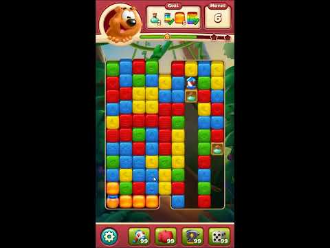 Toon Blast Level 6223 - NO BOOSTERS 🐻🐺🐱 | SKILLGAMING ✔️