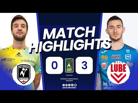 Pallavolo Padova vs. Cucine Lube Civitanova - VBW - SuperLega - Match Highlights