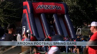 Hundreds of Wildcat fans gather for Arizona Football's Spring Game