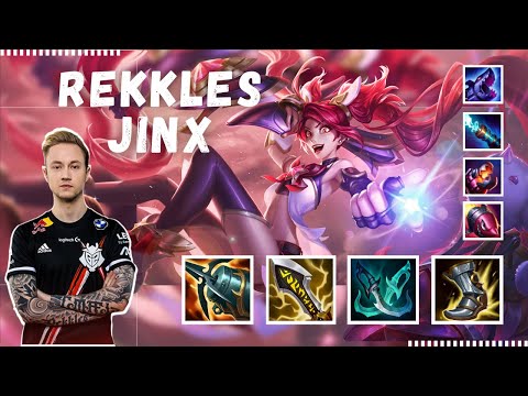 ⚡Rekkles Jinx ADC VS Ezreal ⚡#Jinx #Gameplay