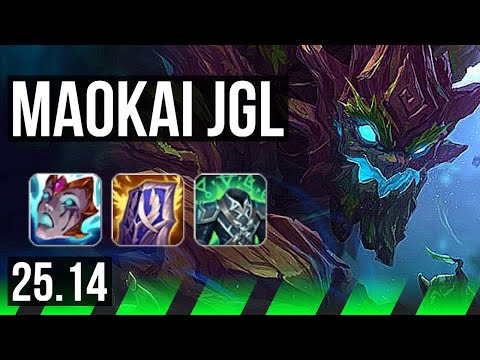 MAOKAI vs ZED (JGL) | KR Master | 25.14