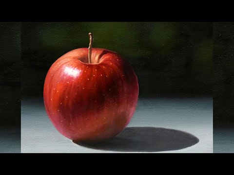 APPLE 031122 | EASY ART OR PAINTING PROCESS| STILL LIFE | ACRYLIC PAINTING | FOR BEGINNERS |#32 #그림