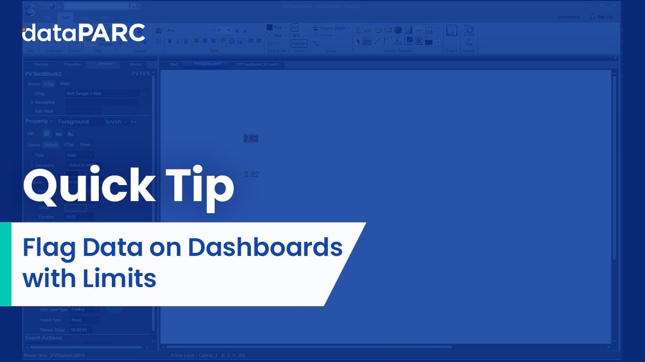 Flag Data on Dashboards with Limits