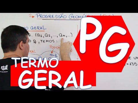 P. G. PROGRESSÃO GEOMÉTRICA: TERMO GERAL