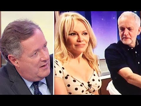 ITV Good Evening Britain Piers Morgan ousts Jeremy Corbyn for o gling Pamela Anderson